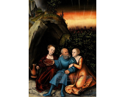 VlCR-125 Lucas Cranach - Lot a jeho dcery