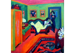 VELK 91 Ernst Ludwig Kirchner - Dvě ženy v interiéru