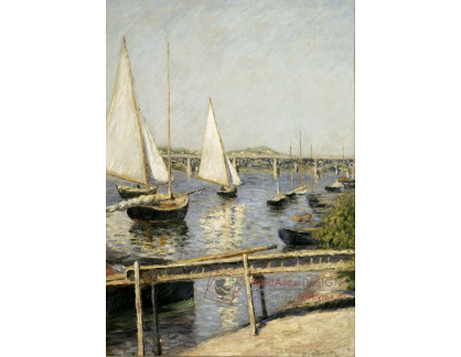 SO XVII-347 Gustave Caillebotte - Plachetnice v Argenteuil