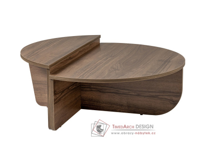 ORION, konferenční stolek 90x60cm, ořech