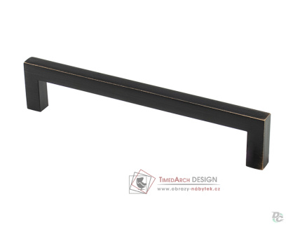 Úchyt na kuchyňskou skříňku CR 40 128, tmavý bronz