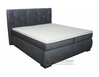 TANGO, čalouněná postel 180x200cm box-spring, výběr provedení