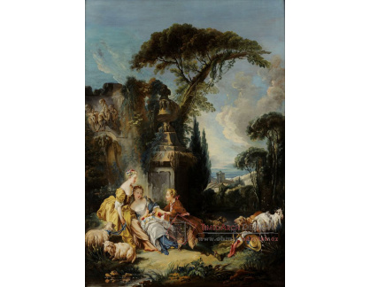 D-6228 Francois Boucher - Pastorační scéna