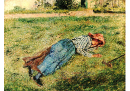 VCP-379 Camille Pissarro - Rolnice ležící v trávě