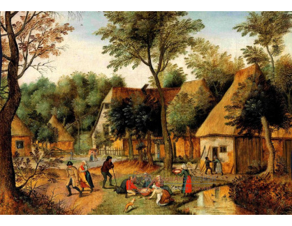 BRG-149 Pieter Brueghel - Doba jídla na venkově