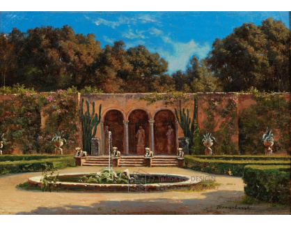 DDSO-1044 Thorald Laessoe - Zahrada u Villa Borghese