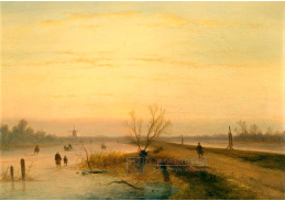 KO IV-191 Johannes Franciscus Hoppenbrouwers - Zimní večer