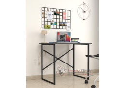 JARNY, psací stůl 60x90cm, černá / antracit