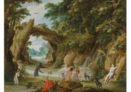 A-8599 Adriaen van Stalbemt - Koupání Diany a jejích nymf
