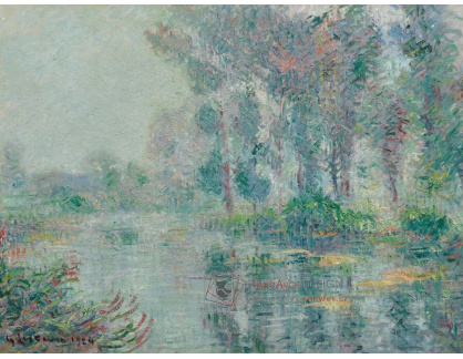 A-8669 Gustave Loiseau - Park v ranní mlze