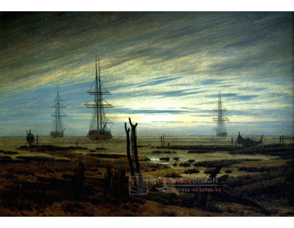 D-6450 Caspar David Friedrich - Kotvící lodě