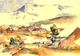 D-7508 Paul Cézanne - Hora Sainte-Victoire v blízkosti Gardanne