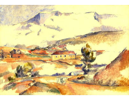 D-7508 Paul Cézanne - Hora Sainte-Victoire v blízkosti Gardanne
