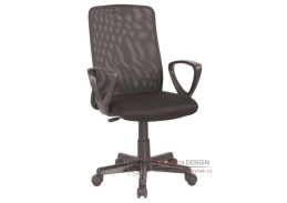 SQ-83, kancelářská židle, látka mesh černá