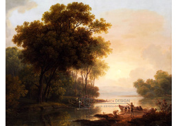 VSO 1015 Franz Scheyerer - Krajina s výhledem na jezero