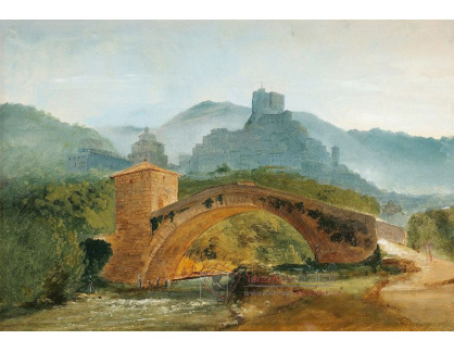 SO VIII-351 Gustaf Wilhelm Palm - Krajina s kamenným mostem