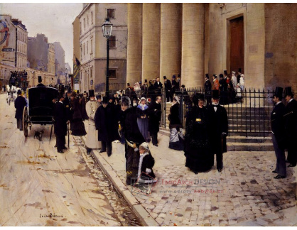 SO IX 279 Jean Beraud - Kostel Saint-Philippe-du-Roule v Paříži