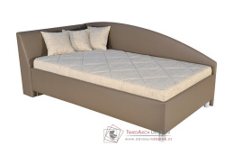 ANDREW, postel rohová 110x200cm pevně načalouněná matrace, výběr provedení