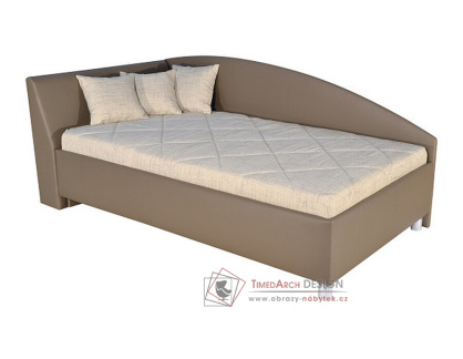 ANDREW, postel rohová 110x200cm pevně načalouněná matrace, výběr provedení
