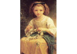 R15-12 Adolph William Bouguereau - Dívka splétající věneček