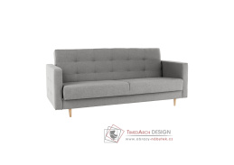 AMEDIA, pohovka rozkládací, látka Norn šedá