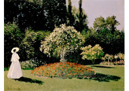 A-275 Claude Monet - Žena v zahradě v Sainte-Adresse