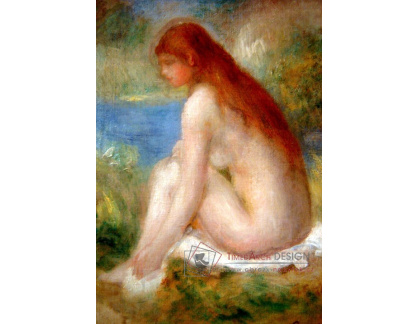 VR14-123 Pierre-Auguste Renoir - Sedící ženský akt
