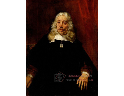 VR4-73 Rembrandt van Rijn - Portrét muže s šedivými vlasy