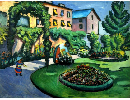 VAM6 August Macke - Zahrada