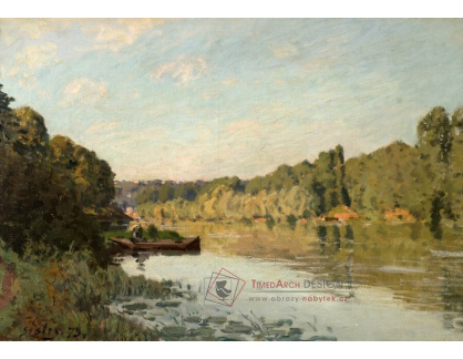 A-7259 Alfred Sisley - Krajina v Bougival