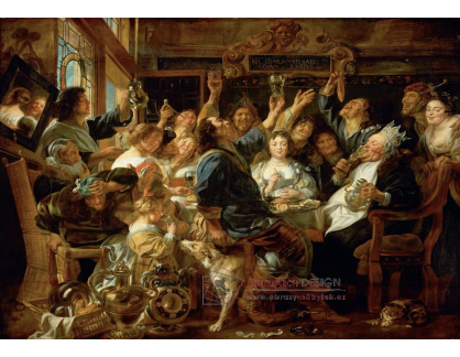 DDSO-3644 Jacob Jordaens - Svátek fazolového krále