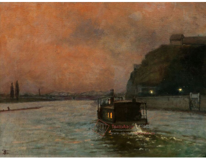 Jakub Schikaneder - Pod vyšehradskou skálou