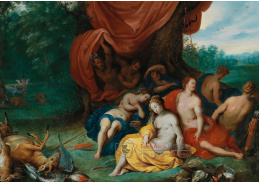 DDSO-5036 Jan Brueghel a Hendrik van Balen - Diana a její nymfy po lovu