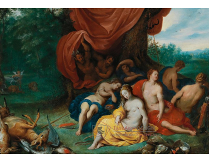 DDSO-5036 Jan Brueghel a Hendrik van Balen - Diana a její nymfy po lovu