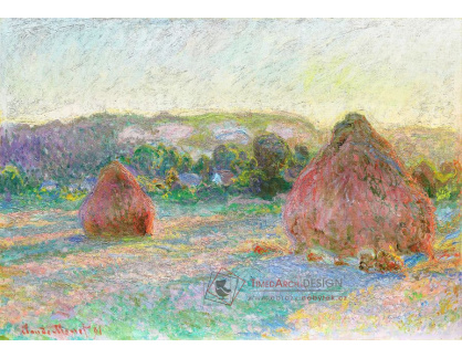 D-7092 Claude Monet - Stohy pšenice na konci léta