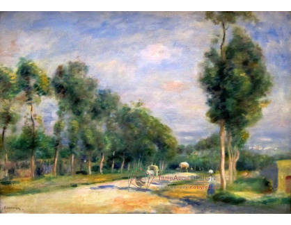 VR14-3 Pierre-Auguste Renoir - Cesta do Versaill v Louveciennes