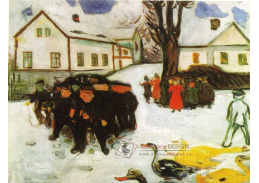 VEM13-148 Edvard Munch - Vesnická ulice