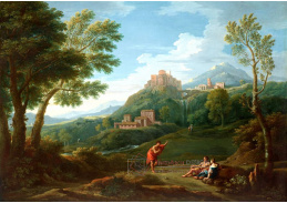 KO IV-49 Jan Frans van Bloemen - Arcadianská krajina se třemi postavami