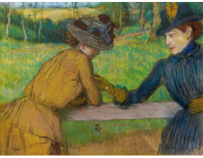 A-201 Edgar Degas - Dvě ženy při rozhovoru