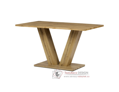 HT-911 OAK, jídelní stůl 140x80cm, dub divoký