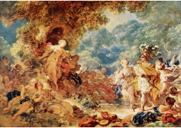 VJHF 31 Jean-Honoré Fragonard - Rinaldo v zahradě s Armidou