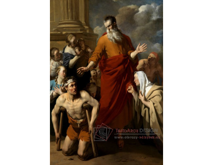 SO VII-145 Karel Dujardin - Pavel uzdravuje mrzáka v Lystře
