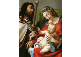 SO IV-22 Lorenzo Lotto - Madonna a svatý Sebastián