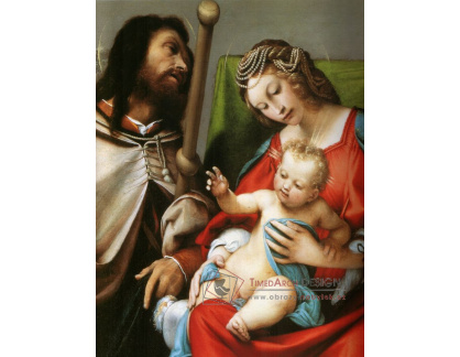 SO IV-22 Lorenzo Lotto - Madonna a svatý Sebastián