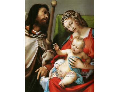 SO IV-22 Lorenzo Lotto - Madonna a svatý Sebastián