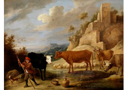 SO XII-92 David Teniers - Pastýř a jeho stádo