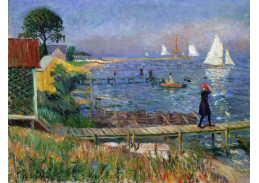 SO XII-360 William Glackens - Koupající se na Bellport