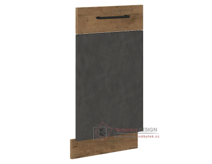 VEGA, dvířka na vestavnou myčku ZM 71,3x44,6cm, dub lancelot / šedá