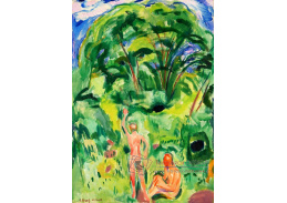 A-5676 Edvard Munch - Nazí muži v lese