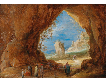 DDSO-3283 David Teniers - Italská krajina s postavami